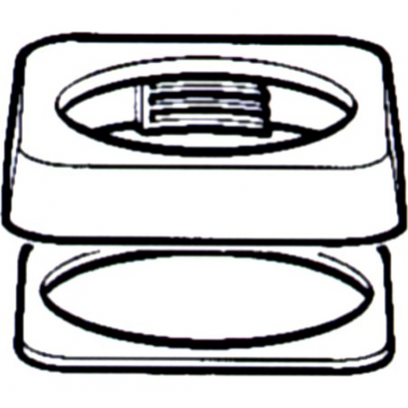 VDO Standardflange 62,5x62,5mm - 1