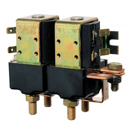 VETUS dual make/break relay, 24 Volt/3000 Watt, M8 terminals