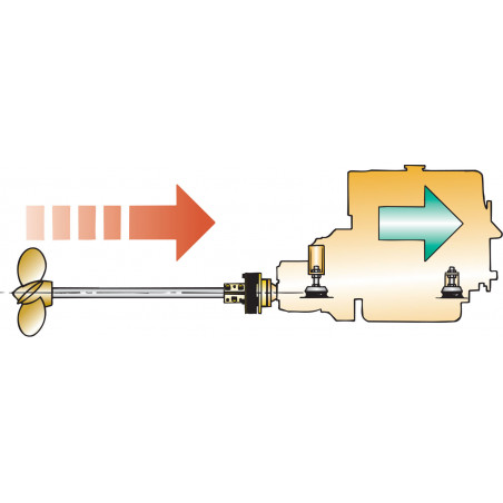 VETUS flexible coupling BULLFLEX 12, shaft 1¾"