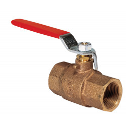 Bronze ball valve G1" for hose Ø 13 mm