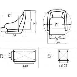 Firstmate, deluxe folding seat