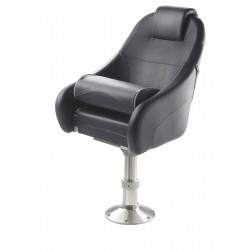 King, helm seat with flip-up squab