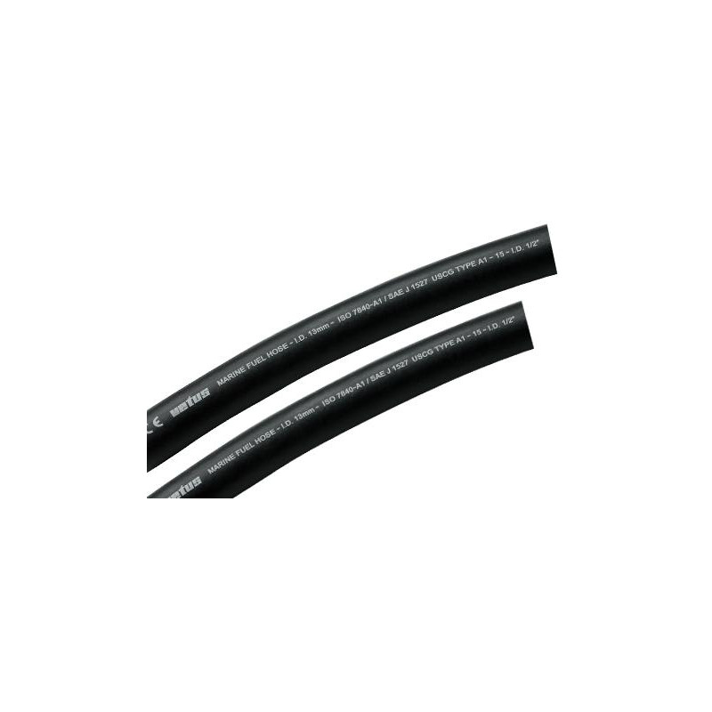 VETUS fuel hose, internal Ø 13 mm (1/2"), 50 mm bending radius