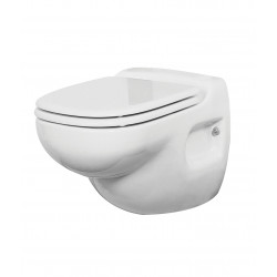 VETUS electric wall toilet type HATO, 230 Volt, with push button