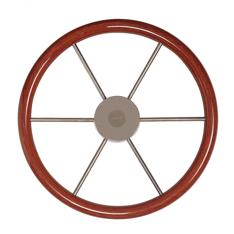 VETUS steering wheel with mahogany rim, 380 mm - 15"