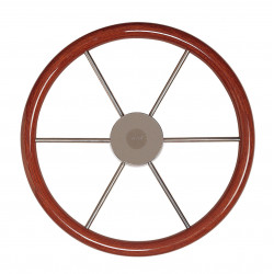 VETUS steering wheel with mahogany rim, 450 mm - 17"