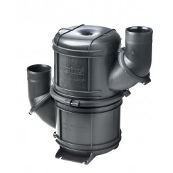 VETUS HD waterlock / muffler type NLP, 50 mm, 10 litres, black