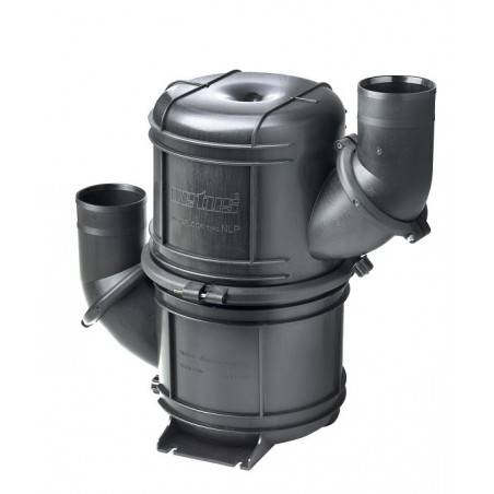 VETUS HD waterlock / muffler type NLP, 50 mm, 10 litres, black