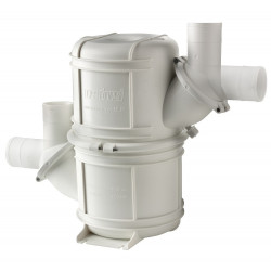 VETUS HD waterlock/muffler 50 mm 10 litres, white