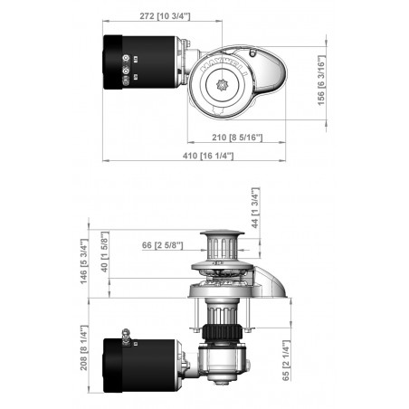 RC8-6 165TDC 24V Capstan