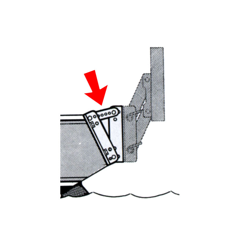 Vinkelbeslag til hævebeslag - 1 Vinkelbeslag til hævebeslag - 1