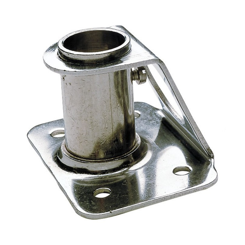 Stainless steel (AISI 316) stanchion socket