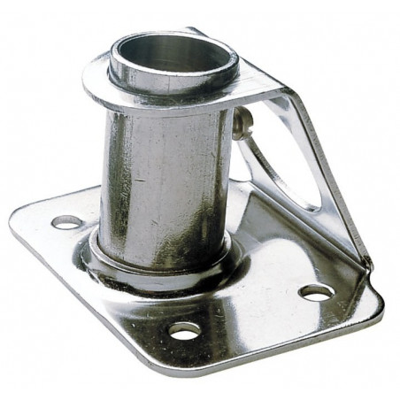 Stainless steel (AISI 316) stanchion socket