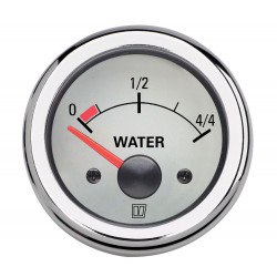 VETUS water level indicator, white, 24 Volt, cut-out size 52mm