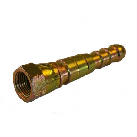 Gas adapter 1/4" LH til 8 og 12 mm slange - 1