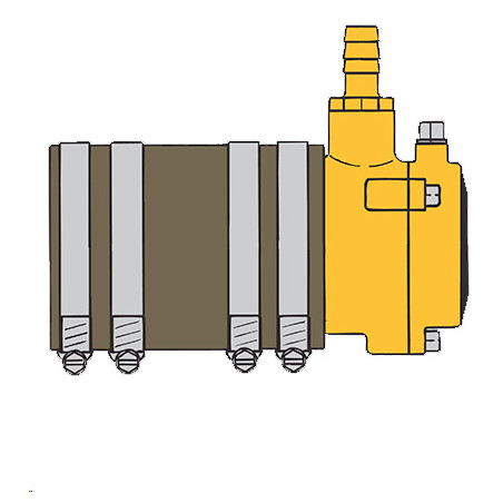 Vetus udskiftningssæt til VETUS 25 mm inderleje med pakdåse - 1