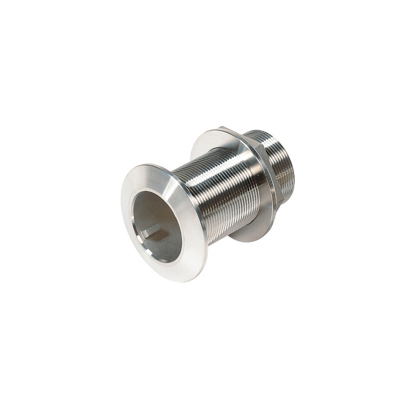 Stainless steel thru-hull fitting, G1½" AISI 316, chamfered - 1