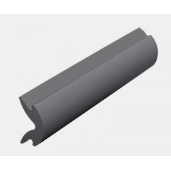 Inlay for rubbing strake, dark grey, coil of 20 m - 1