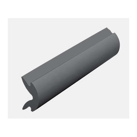 Inlay for rubbing strake, dark grey, coil of 20 m - 1