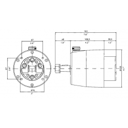 Hydraulisk Styresystem op til 300hk Udenbords Motor GF300RT - 4