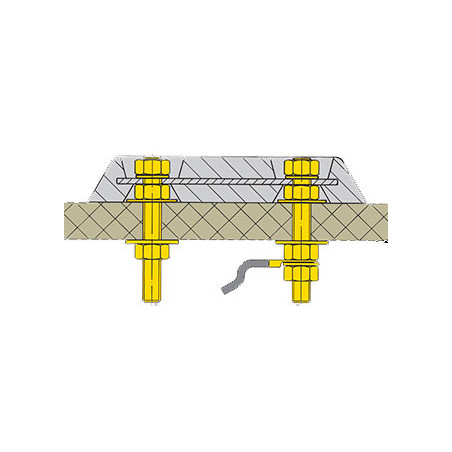 VETUS anode monterings kit for glasfiber både - 1