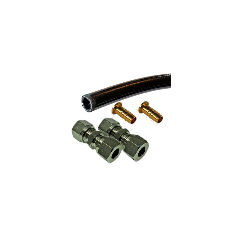 VETUS flexible hose connection set for 8 x 10 mm copper tubing - 1