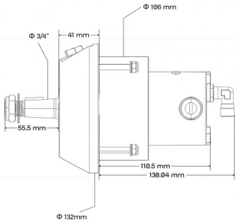 Multisteer udenbords 115hk hydraulisk styring v2 - 6