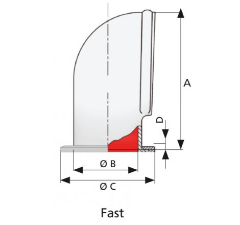 Dorade ventil i silicone Ø 75 mm - 2