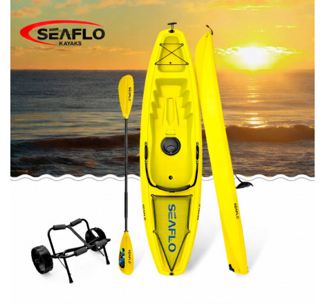 Sit-on-top Kajak voksen gul - 5