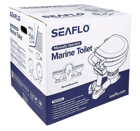 Toilet compact manuelt fra Seaflo - 4