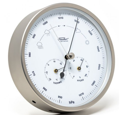 Fischer vejrstation i rustfrit stål - 1