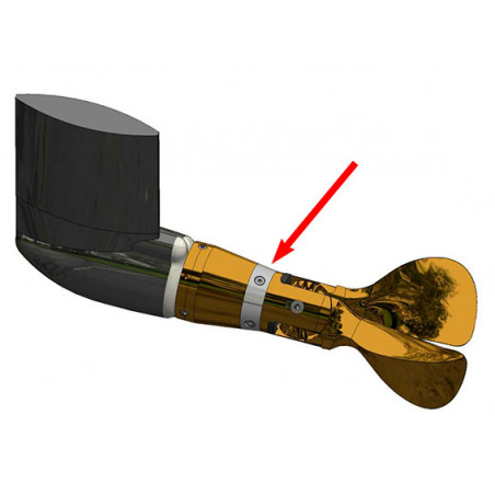 Zink ring sæt 3-bl sejldrev 18-20" GORI - 1