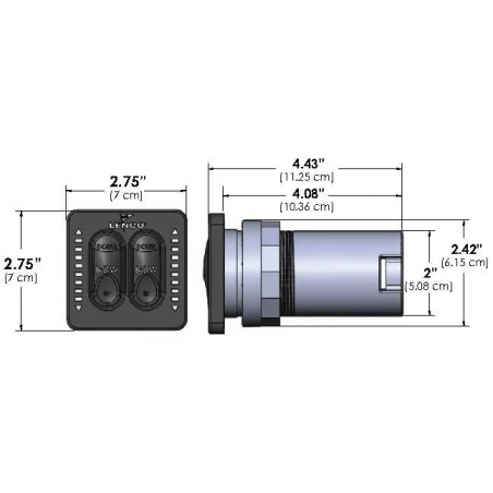 Lenco Betjeningspanel All-In-One Indikator - 2